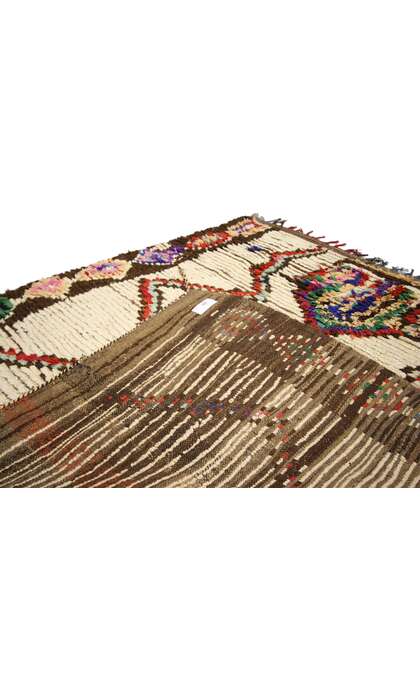 5 x 5 Vintage Moroccan Azilal Rag Rug 74520