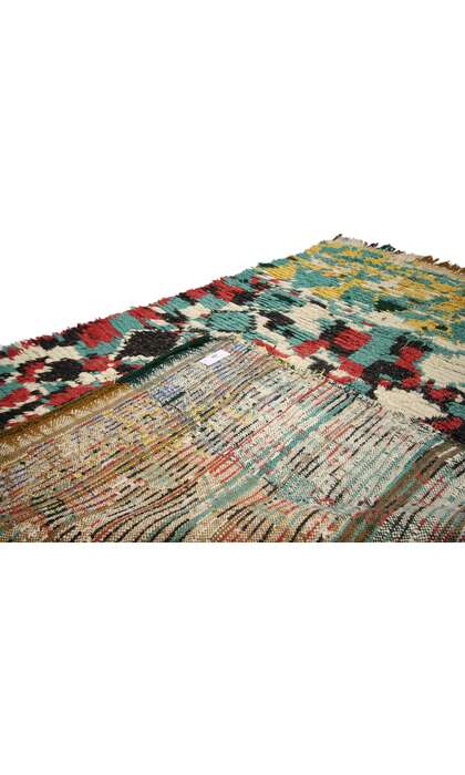 4 x 5 Vintage Berber Moroccan Azilal Rug 74526