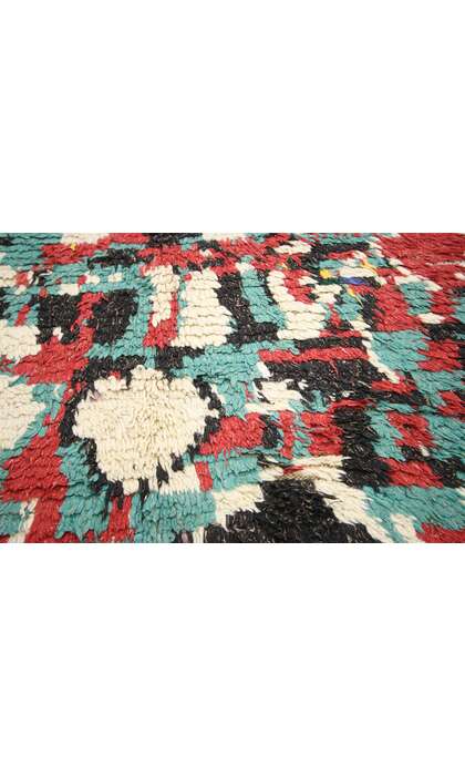 4 x 5 Vintage Berber Moroccan Azilal Rug 74526