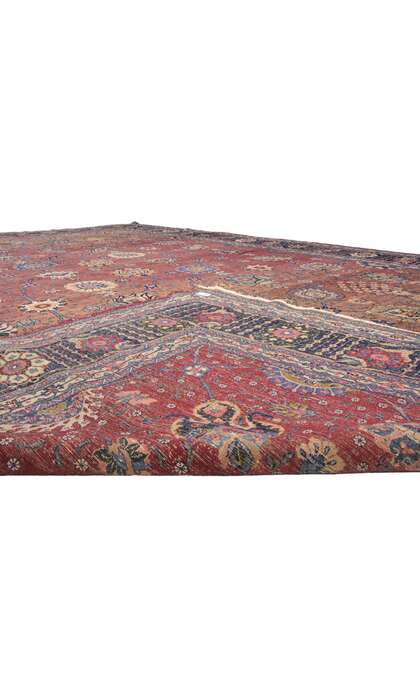 13 x 21 Antique Indian Agra Rug 74931