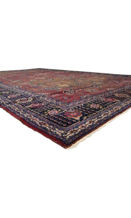 13 x 21 Antique Indian Agra Rug 74931
