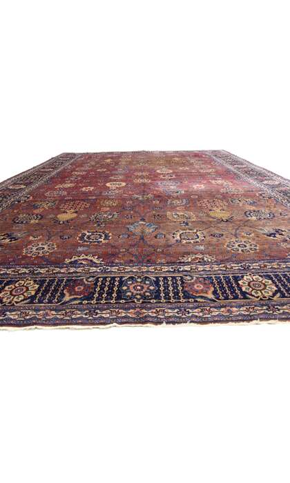 13 x 21 Antique Indian Agra Rug 74931