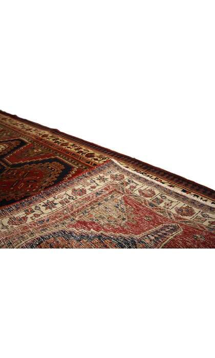 4 x 11 Vintage Persian Azerbaijan Rug 75372