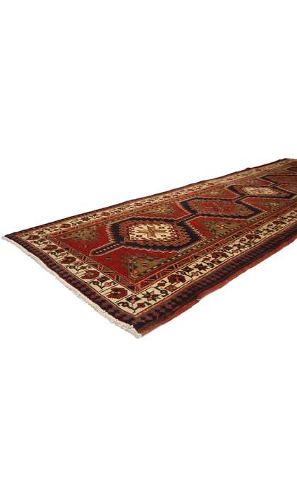 4 x 11 Vintage Persian Azerbaijan Rug 75372