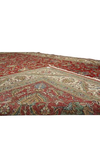 11 x 16 Vintage Tabriz Rug 76352