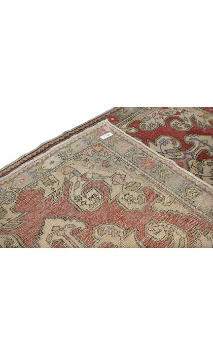 4 x 6 Vintage Oushak Rug 50057