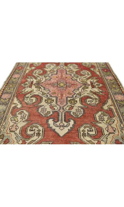 4 x 6 Vintage Oushak Rug 50057