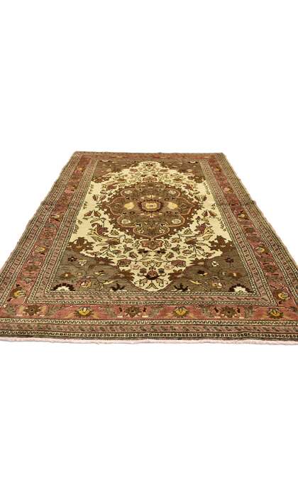 4 x 6 Vintage Oushak Rug 50094