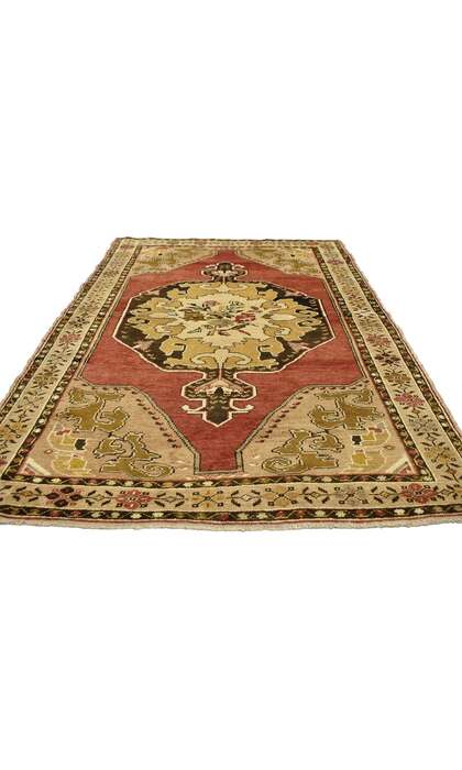 4 x 7 Vintage Oushak Rug 50123