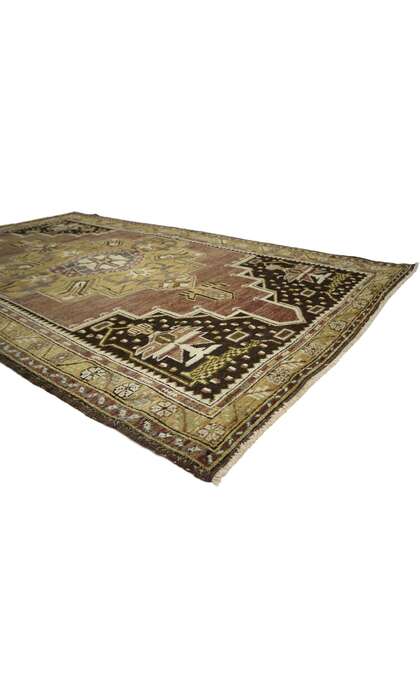 4 x 7 Vintage Oushak Rug 50187