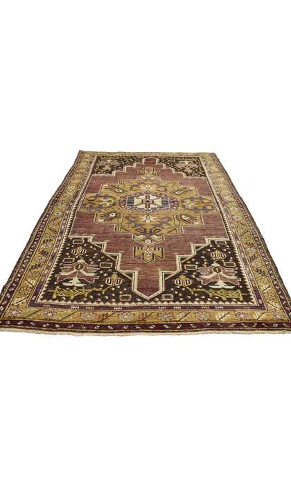 4 x 7 Vintage Oushak Rug 50187