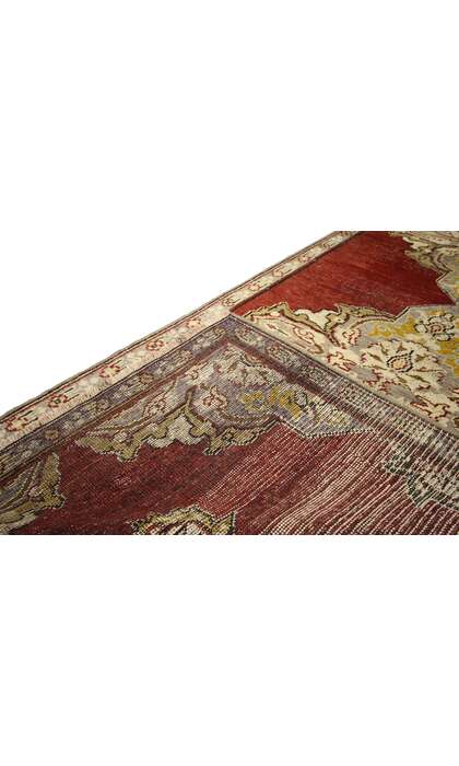 3 x 11 Vintage Turkish Oushak Rug 50227