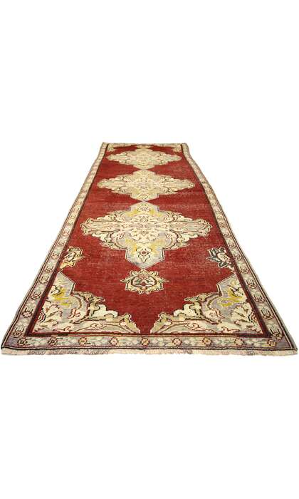 3 x 11 Vintage Turkish Oushak Rug 50227