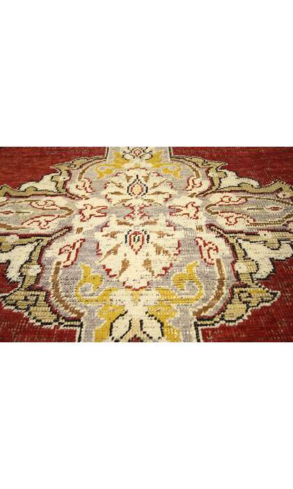 3 x 11 Vintage Turkish Oushak Rug 50227