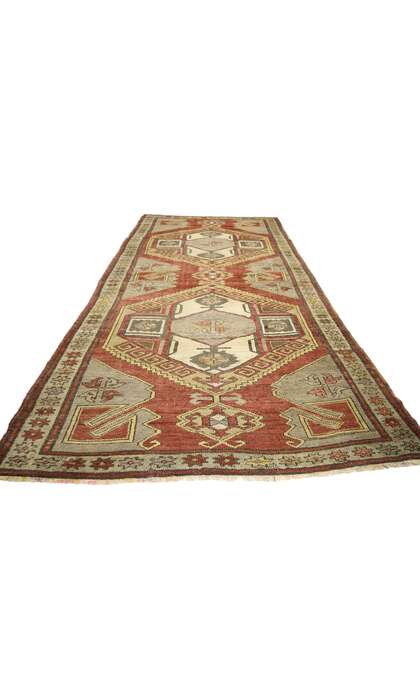4 x 10 Antique Turkish Oushak Rug 50233