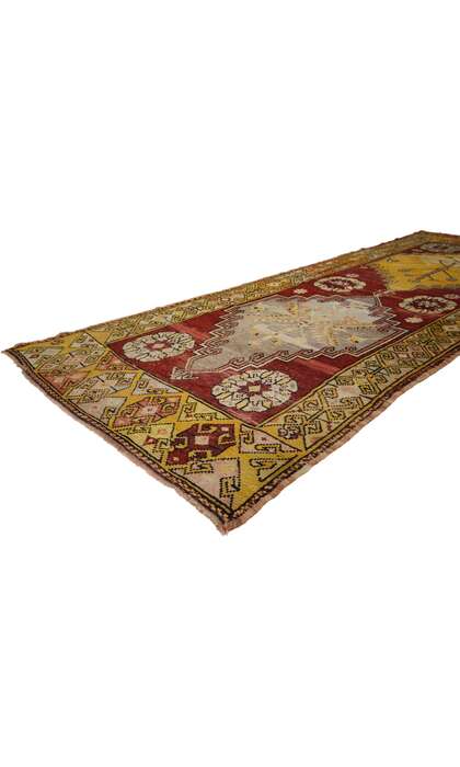 4 x 10 Vintage Turkish Oushak Rug 50237