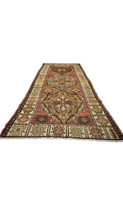 4 x 10 Vintage Turkish Oushak Rug 50256