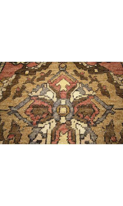 4 x 10 Vintage Turkish Oushak Rug 50256