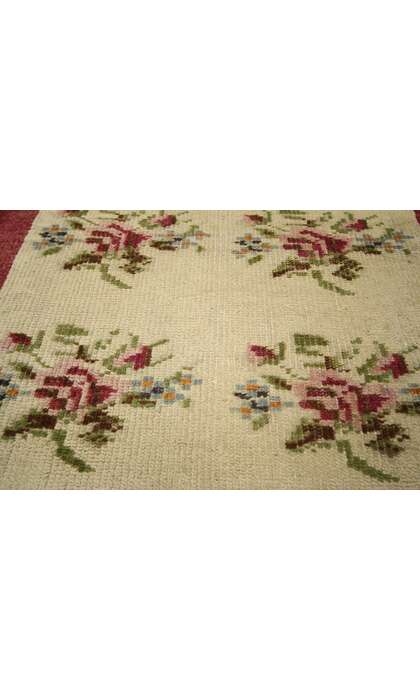 3 x 10 Vintage Oushak Rug 50295