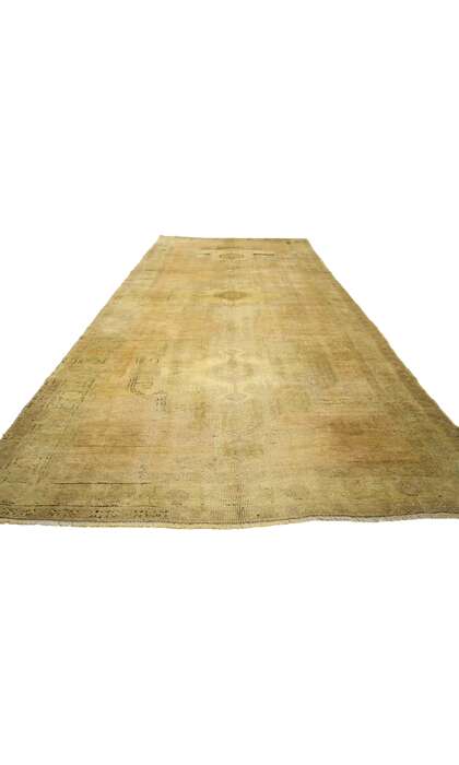 5 x 12 Vintage Turkish Oushak Rug 50296