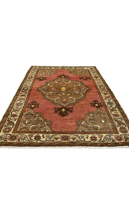 4 x 6 Vintage Oushak Rug 50303