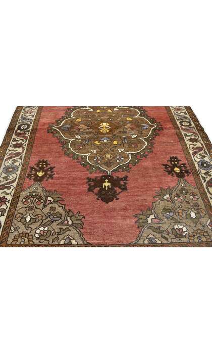 4 x 6 Vintage Oushak Rug 50303