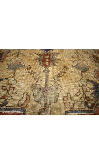 5 x 10 Vintage Turkish Oushak Rug 50312