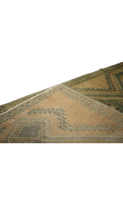 4 x 11 Vintage Turkish Oushak Rug 50351