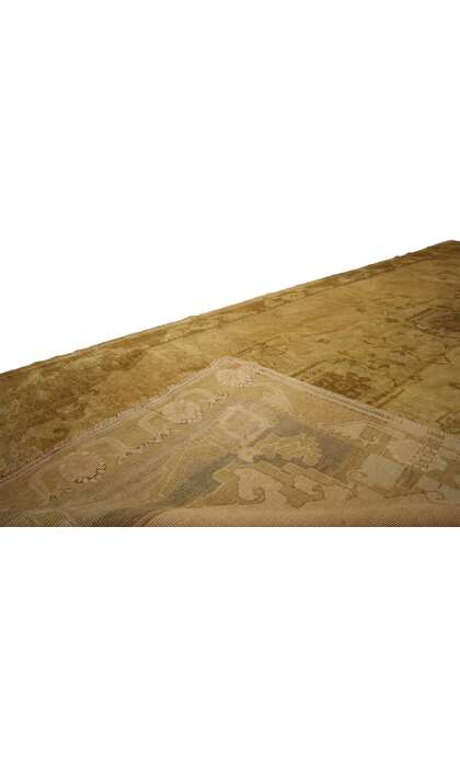 5 x 12 Vintage Turkish Oushak Rug 50439