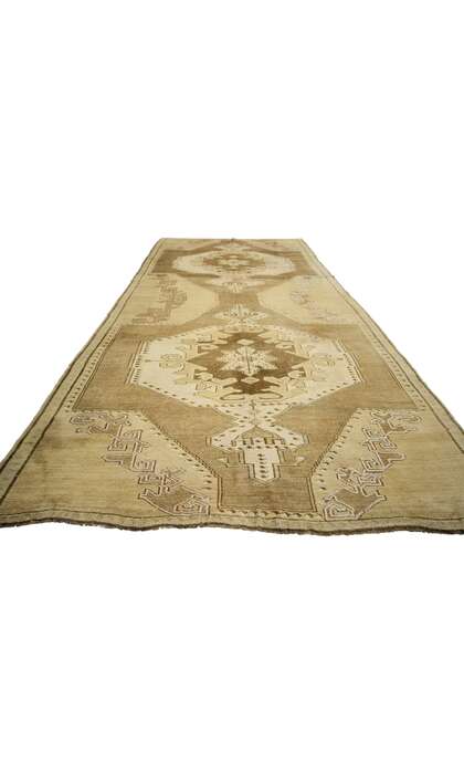 5 x 13 Vintage Turkish Oushak Rug 50581