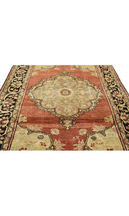 4 x 6 Vintage Oushak Rug 50632