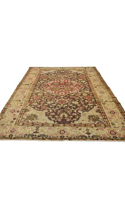 4 x 6 Vintage Turkish Sivas Rug 50639