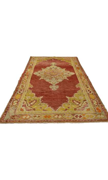 4 x 6 Vintage Oushak Rug 50669