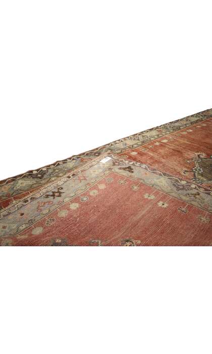 4 x 11 Vintage Oushak Rug 50768
