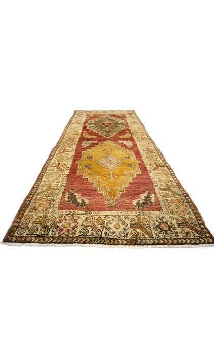 4 x 10 Vintage Oushak Rug 50926