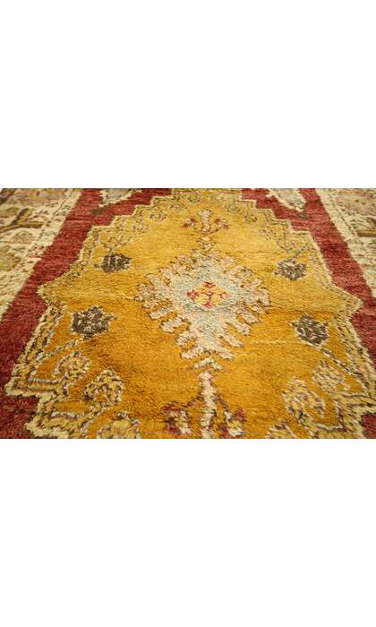 4 x 10 Vintage Oushak Rug 50926