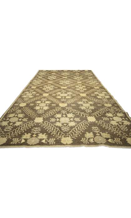 5 x 9 Vintage Turkish Oushak Rug 51028