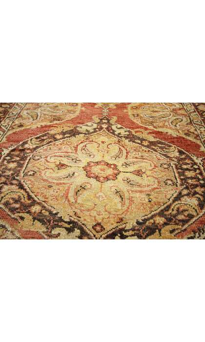 4 x 11 Vintage Turkish Oushak Rug 51055