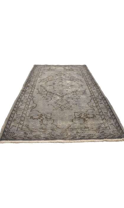 4 x 7 Vintage Turkish Overdyed Rug 51113