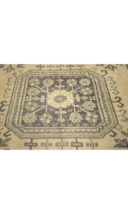 5 x 11 Vintage Turkish Oushak Rug 51117