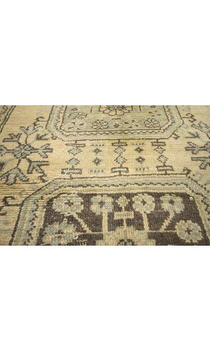 5 x 11 Vintage Turkish Oushak Rug 51140