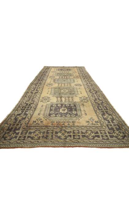5 x 11 Vintage Turkish Oushak Rug 51143