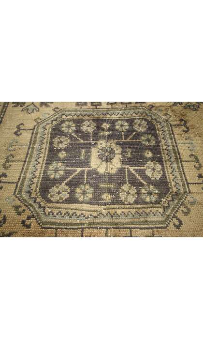 5 x 11 Vintage Turkish Oushak Rug 51143
