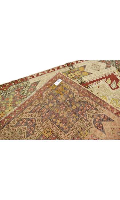 4 x 6 Vintage Oushak Rug 51293