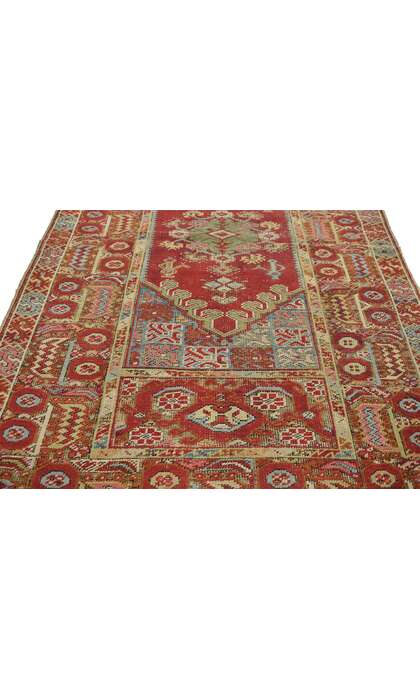 4 x 7 Vintage Oushak Rug 51339