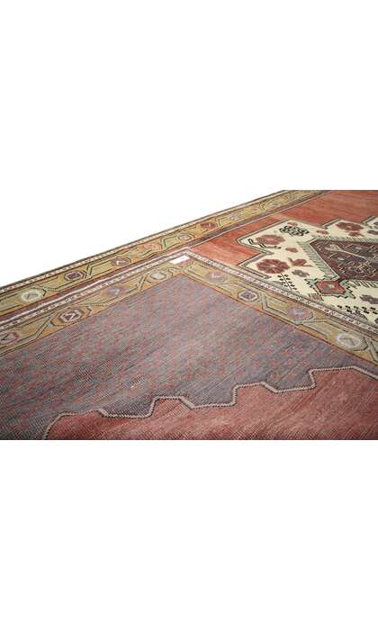 5 x 11 Vintage Turkish Oushak Rug 51363