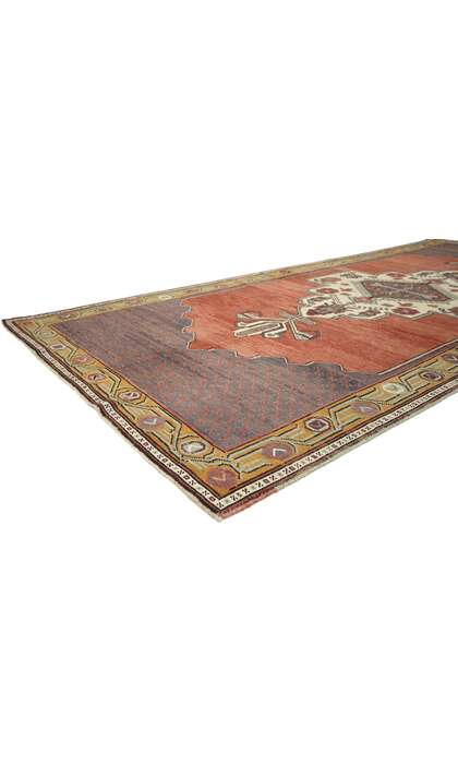 5 x 11 Vintage Turkish Oushak Rug 51363