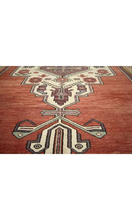5 x 11 Vintage Turkish Oushak Rug 51363