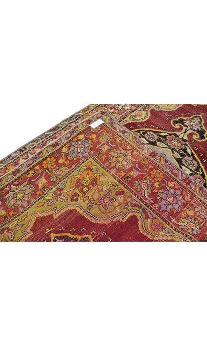 4 x 6 Vintage Turkish Oushak Rug 51723