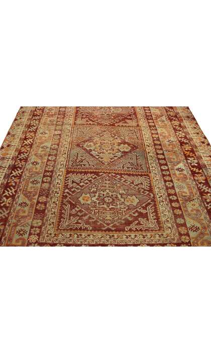4 x 6 Vintage Turkish Oushak Rug 51724